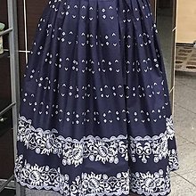 Sukne - modrá ľudová sukňa - 11156768_