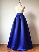 Sukne - slávnostná sukňa Kráľovská Modrá - 11161119_