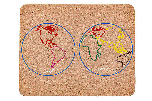 Hračky - Podložka KONTINENTY - 11163621_
