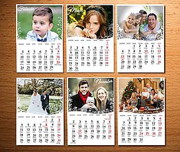 Papiernictvo - rodinný kalendár  rôzne formáty - 11167766_
