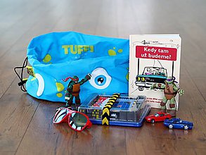 Detské tašky - Vak na hračky a LEGO® kocky Tuffi "S" - 11168695_