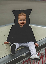Detské oblečenie - Rastúce šaty Fox  (čierna) - 11169996_
