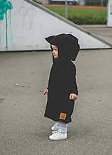 Detské oblečenie - Rastúce šaty Fox  (čierna) - 11169997_