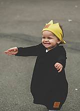 Detské oblečenie - Rastúce šaty Fox  (čierna) - 11170001_