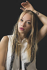 Ozdoby do vlasov - Čelenka black queen - 11168208_