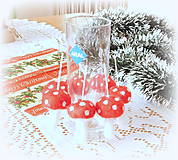 Dekorácie - Plstené vianoce -  hríbik - 11168632_