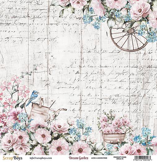 Papier - Obojstranný scrapbook papier DRGA 01 - 11179710_