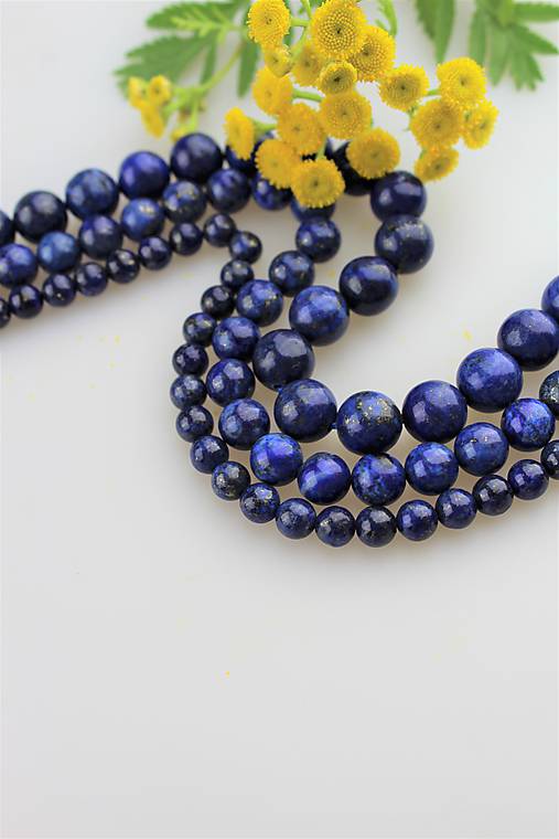 Minerály - Lapis Lazuli 6 mm korálky SUPERAKCIA! - 11180961_