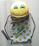 Batoh z bavlneného plátna - Smiley and Emoji