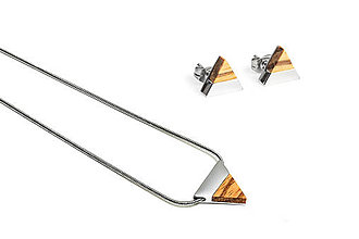 Náušnice - Earrings & Necklace Lini Set - 11182159_