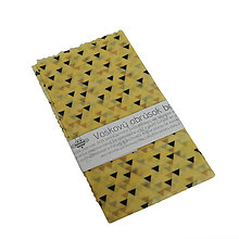Úžitkový textil - large bee 40x40 (Trojuholníky) - 11185585_