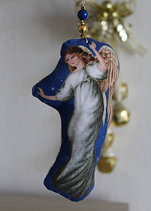 Dekorácie - Anjel - vianočná ozdoba, dekorácia - 11185410_