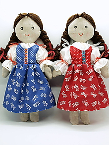 Hračky - Zuzka -handrová bábika - 11186335_