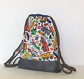 Detské tašky - Detský ruksak, batoh,vak... škôlkársky   veľ.S - 11187033_