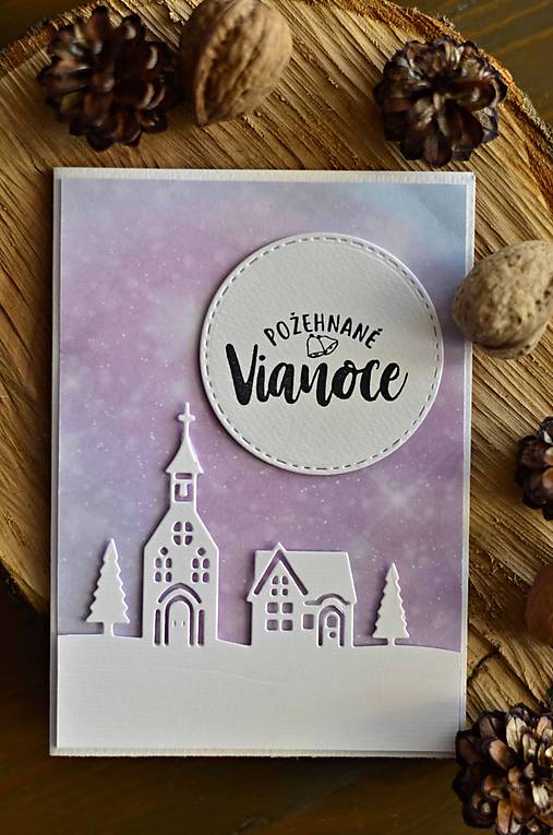 Papiernictvo - Zasnežená krajina (S domčekmi) - 11189643_