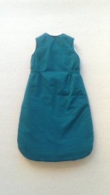 Detský textil - RUNO SHOP Spací vak pre deti a bábätká ZIMNÝ 100% MERINO na mieru PETROL BLUE - 11192105_