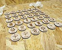 Hračky - Náučné Anglicko/Maďarské drevené pexeso so stopami Slovenských zvierat - 11191618_
