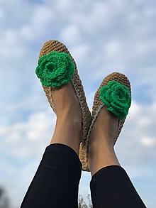 Ponožky, pančuchy, obuv - papučovNíky - od výmyslu sveta - farby (Béžová) - 11191816_