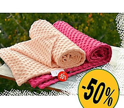 Detský textil - - 50%  Minky deka 100x75cm ZĽAVA !!! - 11195315_