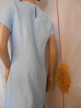 Šaty - Maľované ľanové šaty " Lúčne "  (Maľované mini ľanové šaty " Lúčne ") - 11195599_