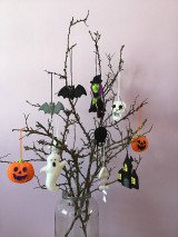 Dekorácie - Závesné dekorácie na halloween (Ježibaba) - 11200206_