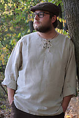 Pánske oblečenie - Ľanová košeľa Horislaw - 11205047_