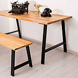 Nábytok - LUTO stolová podnož (42 cm - Biela) - 11204396_