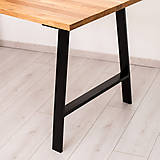 Nábytok - LUTO stolová podnož (42 cm - Biela) - 11204398_
