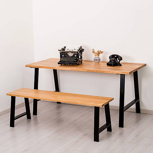 LUTO stolová podnož (42 cm - Biela)