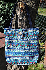 Nákupné tašky - Taška- Modré Mexiko - 11205115_