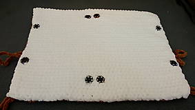 Detský textil - Háčkované rukávniky na kočík - 11202809_