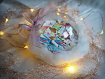 ZASNEŽENÉ vianočné gule s 3D fotkou