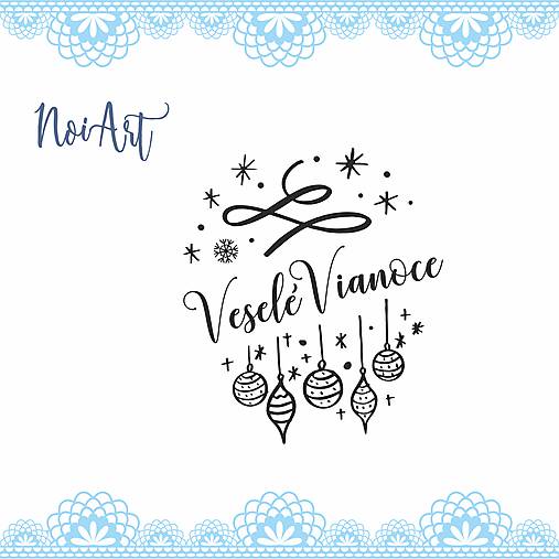 Úložné priestory & Organizácia - Pečiatka Veselé Vianoce 12 - 11208708_