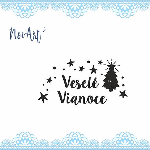 Úložné priestory & Organizácia - Pečiatka Veselé Vianoce 14 - 11208720_