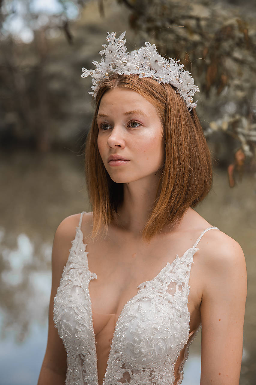 Svadobná korunka "tak krásne čistá"