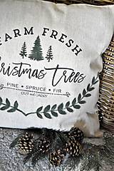 Úžitkový textil - Vianočný poťah na vankúš - 11207242_