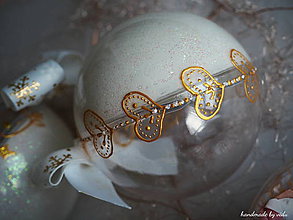 Dekorácie - HOLOGRAMOVÉ vianočné gule s 3D fotkou (vzor na bokoch) - 11210471_