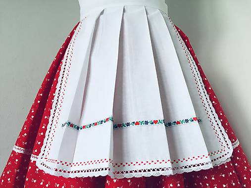 Detské oblečenie - Detská zásterka ku kroju - 11214687_