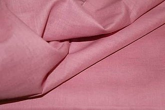 Textil - Popelín tmavý ružový - 11222287_
