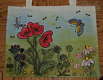 Nákupné tašky - Taška bavlnená maľovaná 3 - zľava - 11220307_