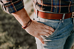 Náramky - Sage Bracelet (Dĺžka: 21cm - Červená) - 11224731_