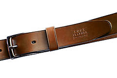 Pánske doplnky - Birch Belt (šírka: 3,4 cm - Hnedá) - 11224884_