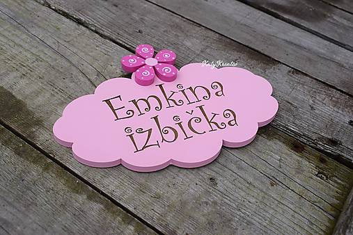 Tabuľky - dievčenská menovka - 11224896_