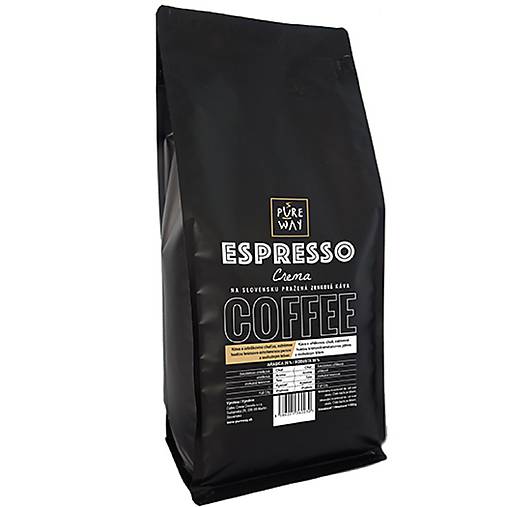 Espresso zrnkova káva Pure Way 1kg CREMA