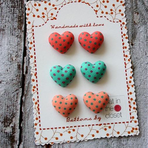 Náušnice - Náušky Watermelon cena za jeden pár (tmava lososova) - 11225400_