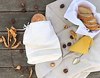 Úžitkový textil - Vrecúško na chlieb s tvarovaným dnom (60x30) - 11226472_