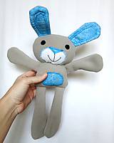 Hračky - Maňuška zajačik (Rodinka Sivých od Tyrkysového kríčka) - 11229784_