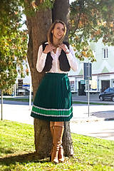 Sukne - Ručne plisovaná sukňa – Zdenka (75 cm) - 11227702_
