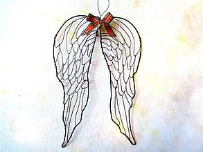 Dekorácie - anjelské krídla * 21cm - 11233053_