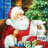Papier - S1452 - Servítky - Vianoce, Santa Claus - 11237068_